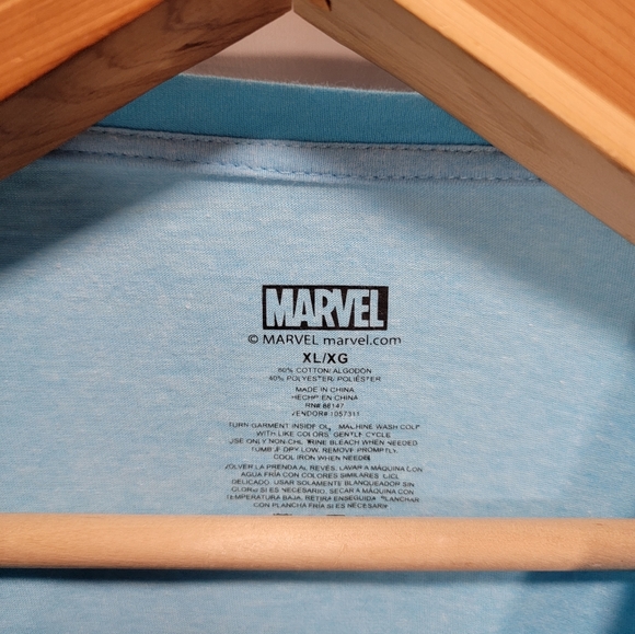 Marvels classic costume The Mighty Thor boyfriend style shirt longer back. XL - Picture 3 of 4